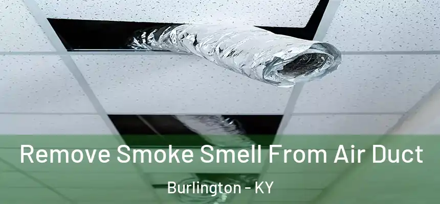  Remove Smoke Smell From Air Duct Burlington - KY